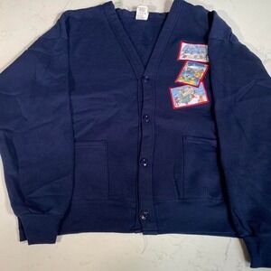 Vintage Disney Mickey Mouse Christmas Cardigan Disney Gallery‎ USA Made OSFA